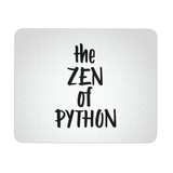 "The Zen of Python" Mouse Pad (Black/White)