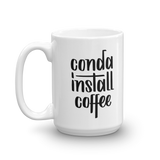 "conda install coffee" Python Mug