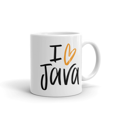 "I Love Java" Mug
