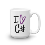 "I love C#" Mug