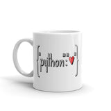 "Python Heart Dictionary" Mug (11oz/15oz)