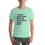 Python Machine Learning Unisex T-Shirt Black