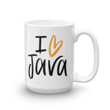 "I Love Java" Mug