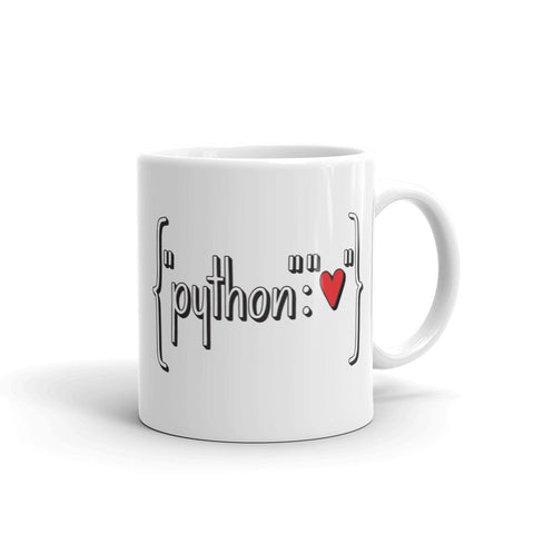 "Python Heart Dictionary" Mug (11oz/15oz)