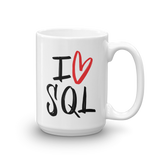 "I love SQL" Mug