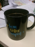 "from coffee import *" Python Mug (Black)