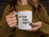 "from coffee import *" Python Mug
