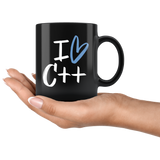 "I Love C++" Mug (Black)