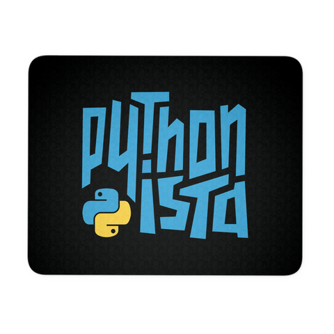 "Pythonista" Mouse Pad (Black)
