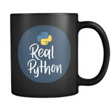 "Real Python" Mug (Black)